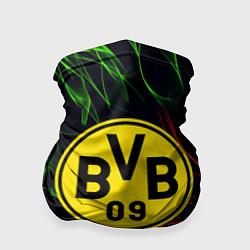 Бандана-труба Borussia flame toxic, цвет: 3D-принт