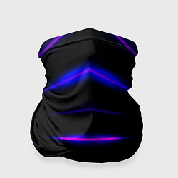 Бандана-труба Color black neon stripes, цвет: 3D-принт