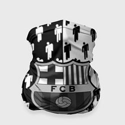 Бандана-труба Barcelona спортивный паттерн, цвет: 3D-принт