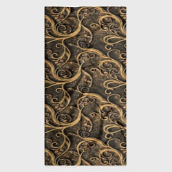 Бандана-труба Латунные завитки, цвет: 3D-принт — фото 2