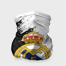 Бандана-труба Real Madrid текстура штрихи, цвет: 3D-принт