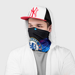 Бандана-труба Челси неоновый космос, цвет: 3D-принт — фото 2