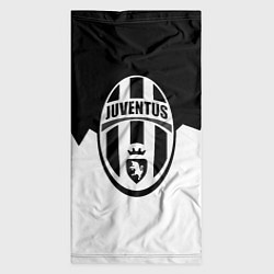 Бандана-труба Ювентус черно белая геометрия, цвет: 3D-принт — фото 2