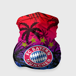 Бандана-труба Бавария Мюнхен неон тропики, цвет: 3D-принт