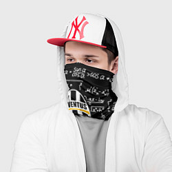 Бандана-труба Ювентус физика символы, цвет: 3D-принт — фото 2