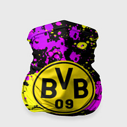 Бандана-труба Borussia абстрактные краски текстура, цвет: 3D-принт