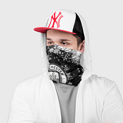 Бандана-труба Манчестер сити снежинки новый год, цвет: 3D-принт — фото 2