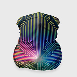 Бандана-труба Линейная графика, цвет: 3D-принт