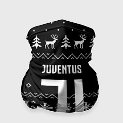 Бандана-труба Ювентус новый год текстура, цвет: 3D-принт