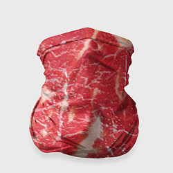 Бандана-труба Мясо, цвет: 3D-принт