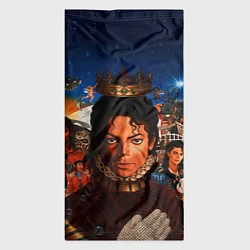 Бандана-труба Michael Jackson: Pop King, цвет: 3D-принт — фото 2