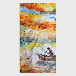 Бандана-труба Рыбак на лодке, цвет: 3D-принт — фото 2