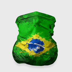 Бандана-труба Бразилия, цвет: 3D-принт