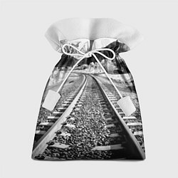 Мешок для подарков Железная дорога, цвет: 3D-принт