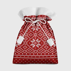 Мешок для подарков Зимний орнамент, цвет: 3D-принт