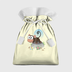 Мешок для подарков Маленькая мартышка, цвет: 3D-принт