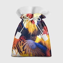 Мешок для подарков Петухи, цвет: 3D-принт