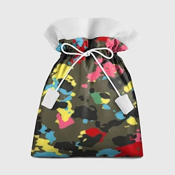 Мешок для подарков Цветной камуфляж, цвет: 3D-принт