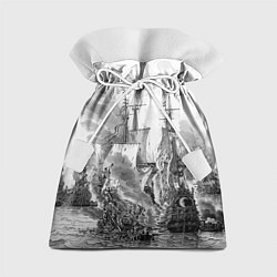 Мешок для подарков Морской бой, цвет: 3D-принт