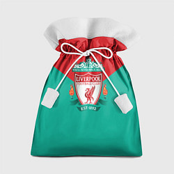 Мешок для подарков Liverpool: Green style, цвет: 3D-принт
