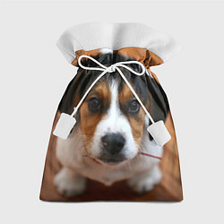 Мешок для подарков Глазастый щенок, цвет: 3D-принт