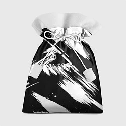Мешок для подарков Чёрно-белый, цвет: 3D-принт