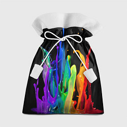 Мешок для подарков Всплеск красок, цвет: 3D-принт