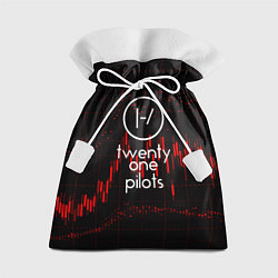 Мешок для подарков Twenty one pilots, цвет: 3D-принт