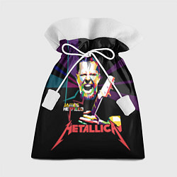 Мешок для подарков Metallica: James Alan Hatfield, цвет: 3D-принт