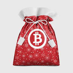 Мешок для подарков Bitcoin: New Year, цвет: 3D-принт