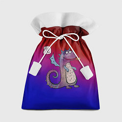 Мешок для подарков Неоновый год дракона, цвет: 3D-принт