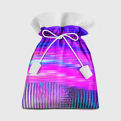 Мешок для подарков Неоновые линии, цвет: 3D-принт