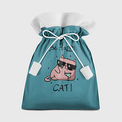 Мешок для подарков Be Happy Cat, цвет: 3D-принт