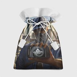 Мешок для подарков Watch Dogs Man, цвет: 3D-принт