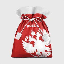 Мешок для подарков Russia: Red & White, цвет: 3D-принт