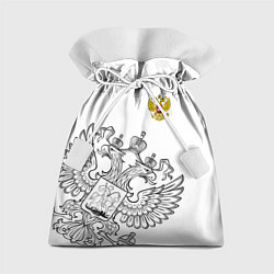 Мешок для подарков Russia: White Edition, цвет: 3D-принт