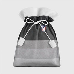 Мешок для подарков ФК Атлетико Мадрид: Серый стиль, цвет: 3D-принт