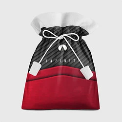Мешок для подарков Infiniti: Red Carbon, цвет: 3D-принт