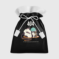 Мешок для подарков Kitty: Error 404, цвет: 3D-принт
