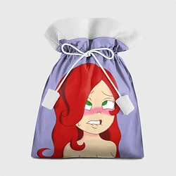 Мешок для подарков Ahegao Redhead, цвет: 3D-принт