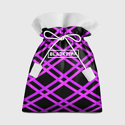 Мешок для подарков Black Pink: Neon Lines, цвет: 3D-принт