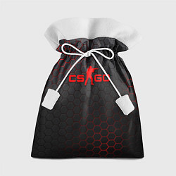 Мешок для подарков CS:GO Grey Carbon, цвет: 3D-принт