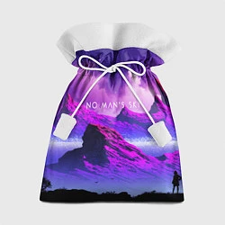 Мешок для подарков No Man's Sky: Neon Mountains, цвет: 3D-принт