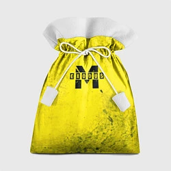 Мешок для подарков Metro Exodus: Yellow Grunge, цвет: 3D-принт