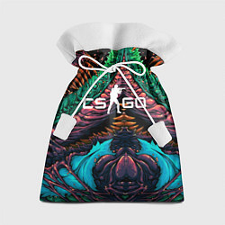 Мешок для подарков CS GO hyper beast skin, цвет: 3D-принт