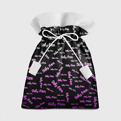 Мешок для подарков Sally Face: Violet Pattern, цвет: 3D-принт