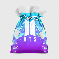 Мешок для подарков BTS: Violet Butterflies, цвет: 3D-принт