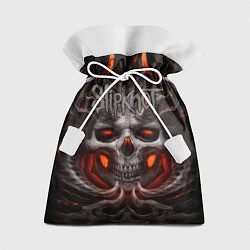 Мешок для подарков Slipknot: Hell Skull, цвет: 3D-принт