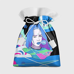 Мешок для подарков Billie Eilish, цвет: 3D-принт