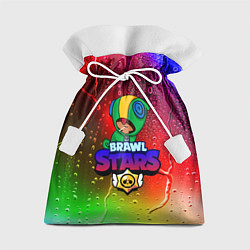 Мешок для подарков BRAWL STARS LEON, цвет: 3D-принт